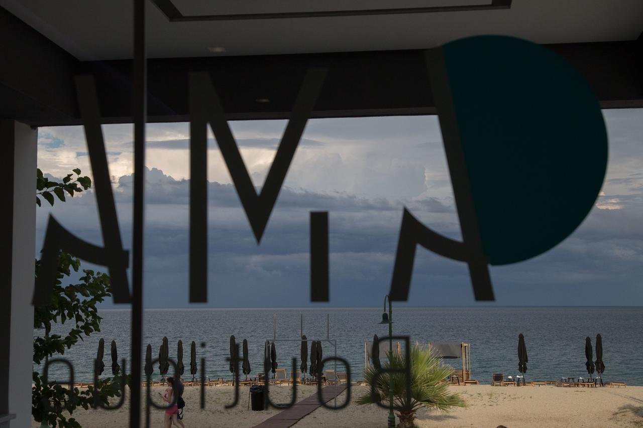 Amalia Rooms Sea View Vrasná Kültér fotó