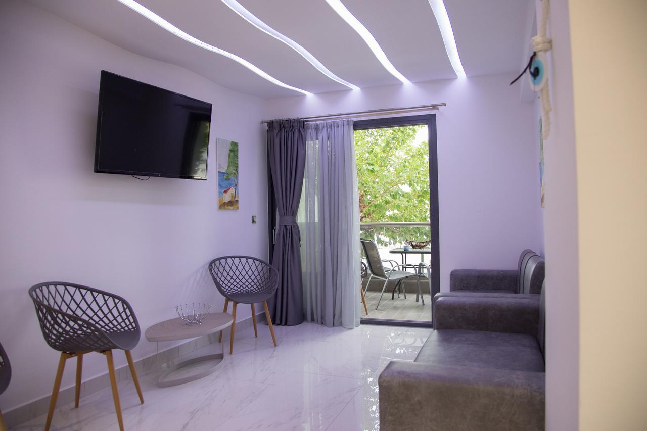 Amalia Rooms Sea View Vrasná Kültér fotó